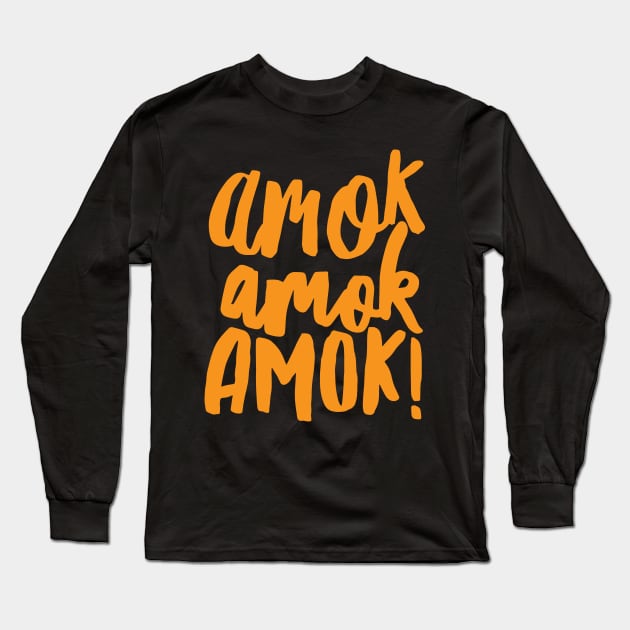 Amok Amok Amok Orange Hocus Pocus Long Sleeve T Shirt TeePublic